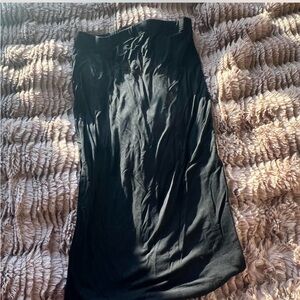 SHEIN Black Midi Pencil Skirt for Night Out